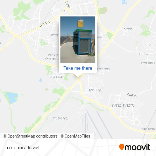 Карта צומת ברנר