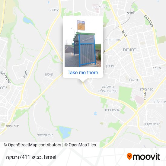 כביש 411/זרנוקה map