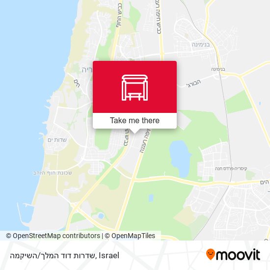 שדרות דוד המלך/השיקמה map