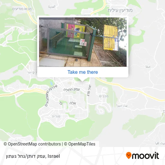 Карта עמק דותן/נחל געתון