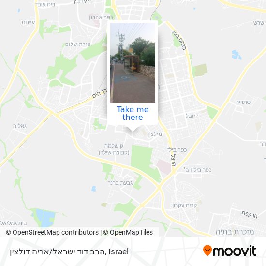 הרב דוד ישראל/אריה דולצין map