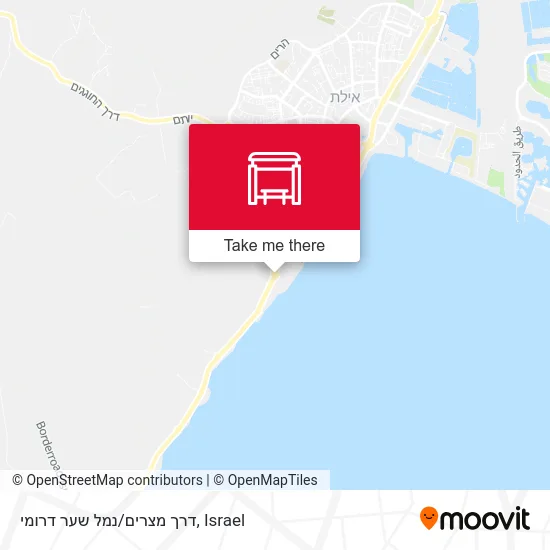 Карта דרך מצרים/נמל שער דרומי