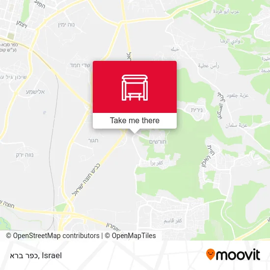 Карта כפר ברא