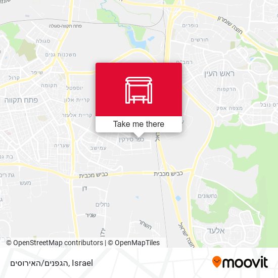 הגפנים/האירוסים map