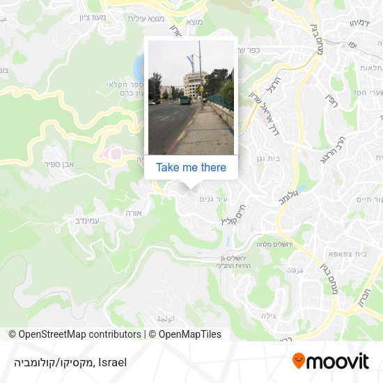 מקסיקו/קולומביה map