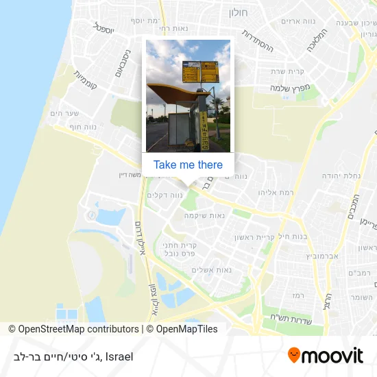 ג'י סיטי/חיים בר-לב map