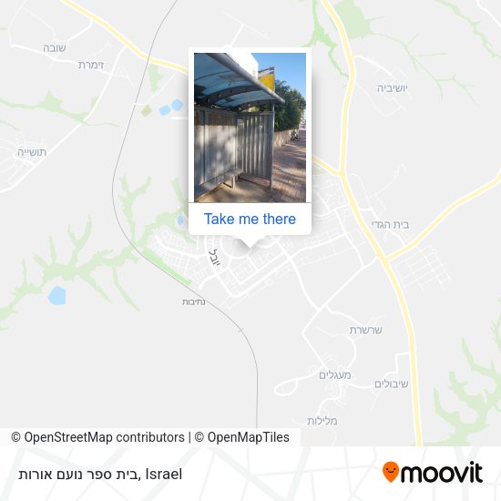 בית ספר נועם אורות map