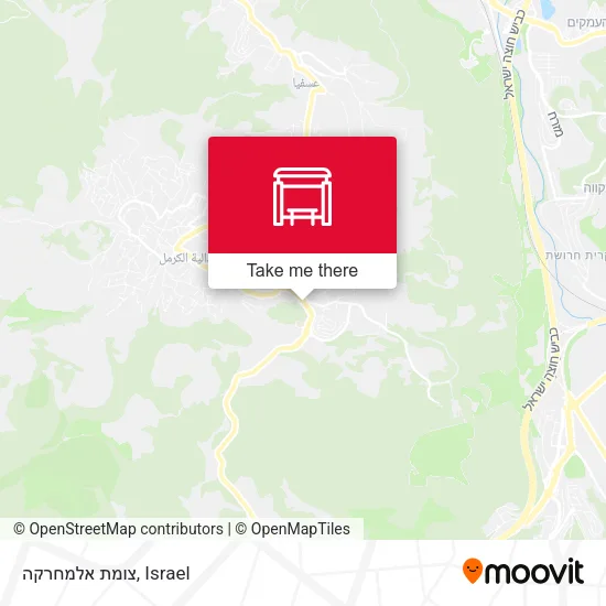 Карта צומת אלמחרקה