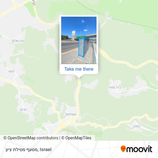 מסעף מסילת ציון map