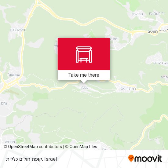 קופת חולים כללית map