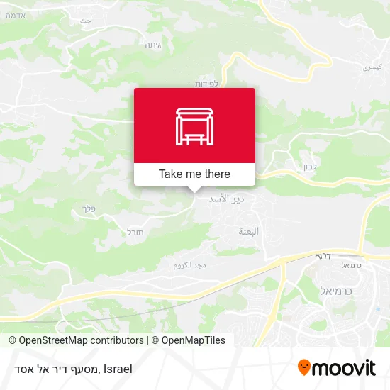 Карта מסעף דיר אל אסד
