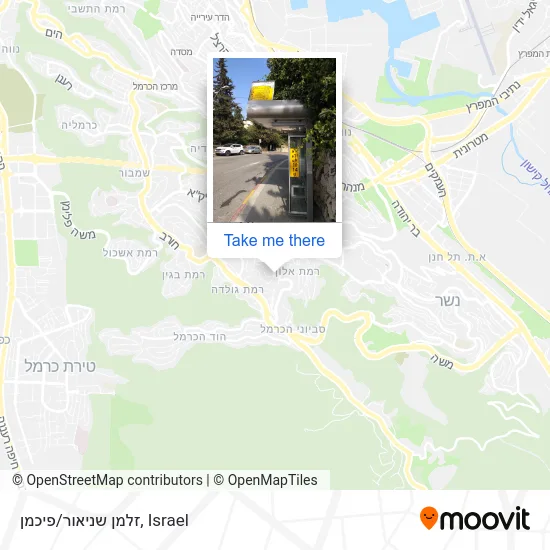 Карта זלמן שניאור/פיכמן