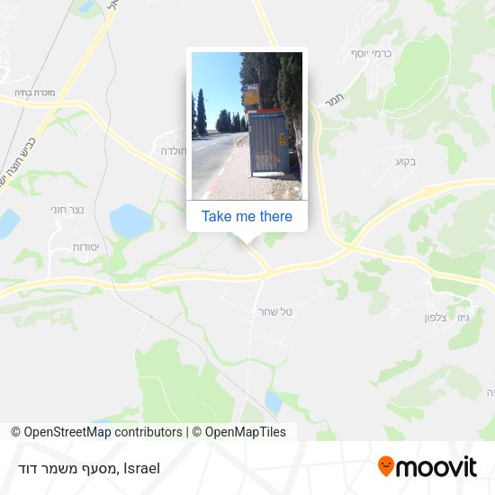 מסעף משמר דוד map
