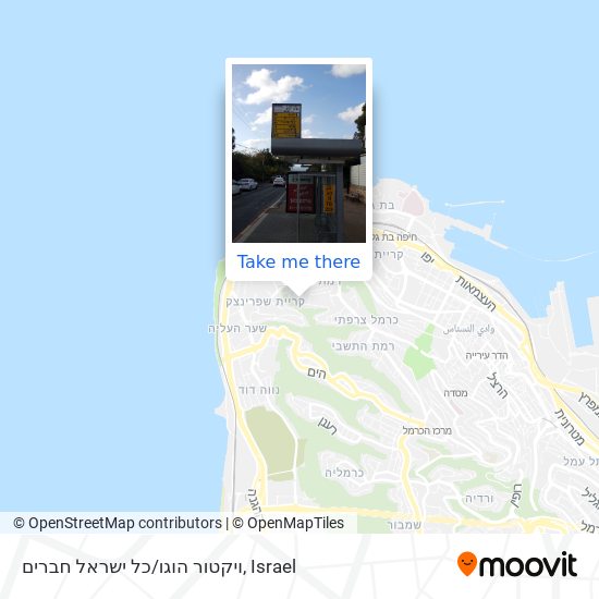 ויקטור הוגו/כל ישראל חברים map
