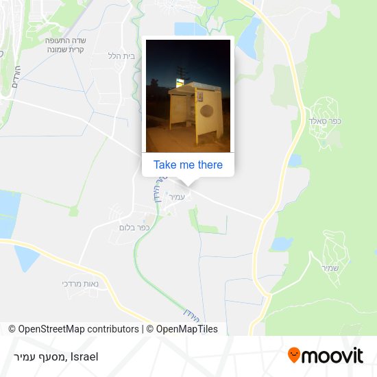 Карта מסעף עמיר
