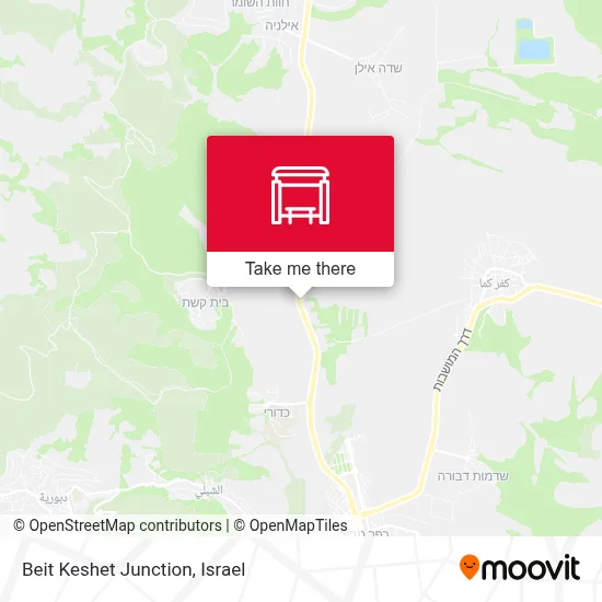 Beit Keshet Junction map