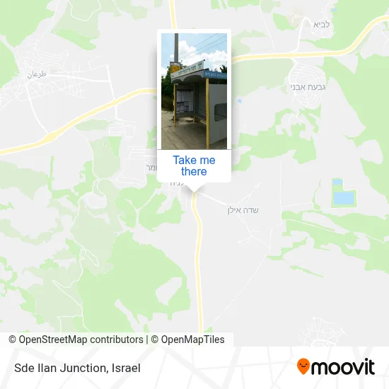 Sde Ilan Junction map