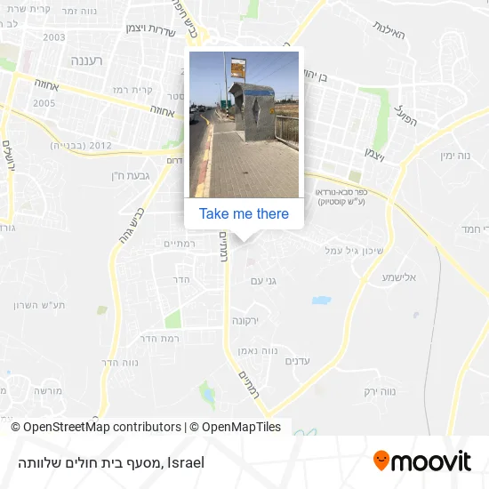 Карта מסעף בית חולים שלוותה