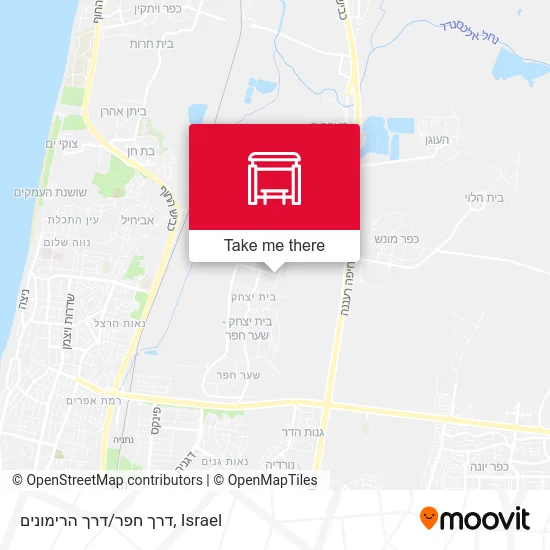 Карта דרך חפר/דרך הרימונים