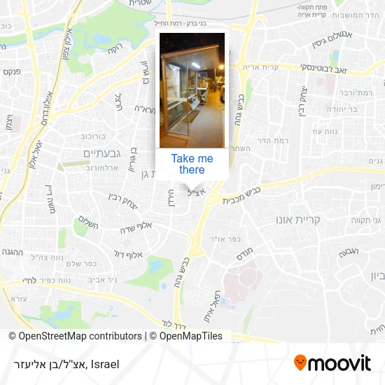 Карта אצ''ל/בן אליעזר