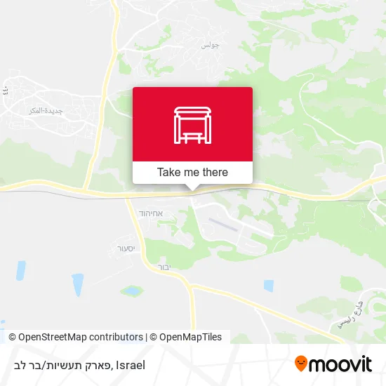 Карта פארק תעשיות/בר לב
