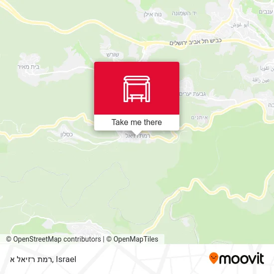 Карта רמת רזיאל א