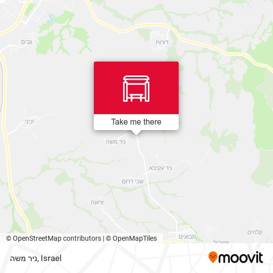 ניר משה map