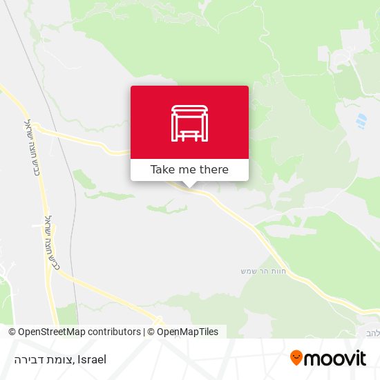 Карта צומת דבירה