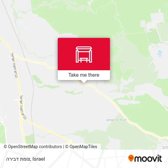 Карта צומת דבירה