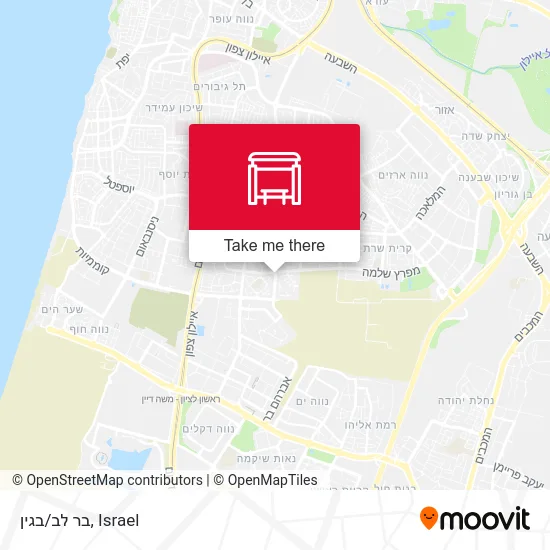 Карта בר לב/בגין