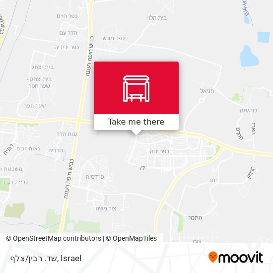 שד. רבין/צלף map