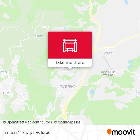 Карта יצחק שמיר/רמב''ם