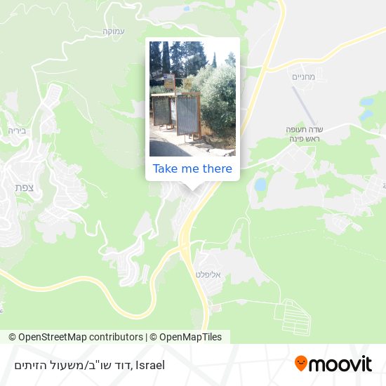 Карта דוד שו''ב/משעול הזיתים