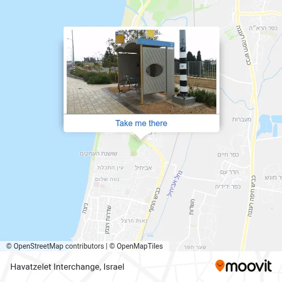 Havatzelet Interchange map