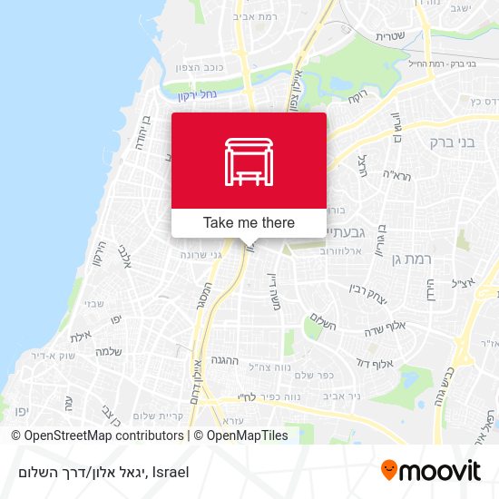 יגאל אלון/דרך השלום map