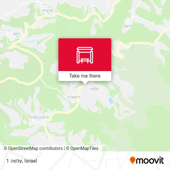 עלמה 1 map
