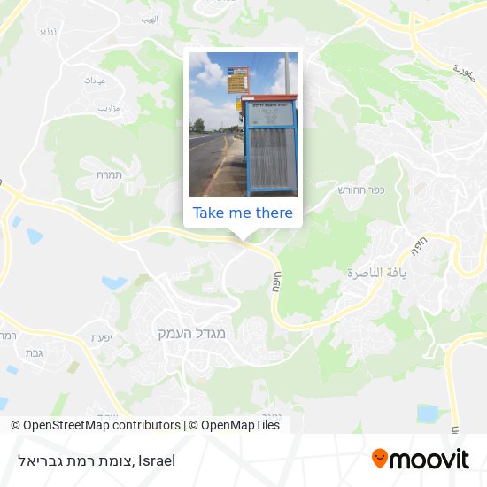 צומת רמת גבריאל map