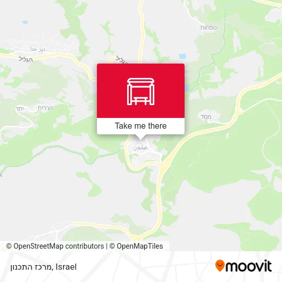 Карта מרכז התכנון