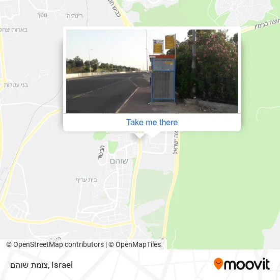 Карта צומת שוהם