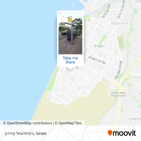 Карта כינרת/נחל קידרון