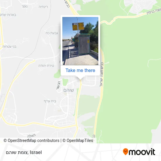 Карта צומת שוהם