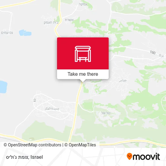 Карта צומת ג'וליס