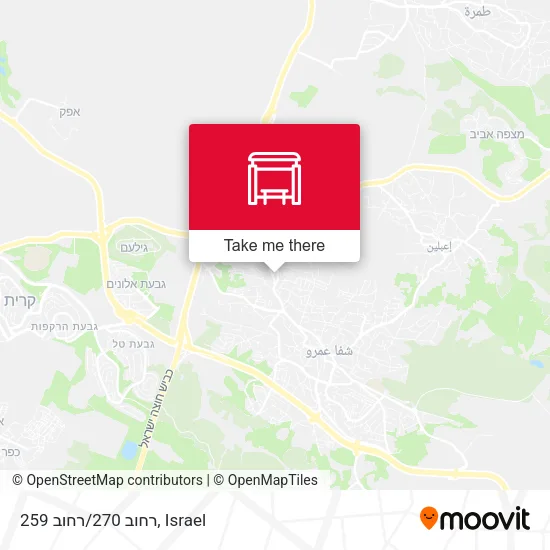 Карта רחוב 270/רחוב 259