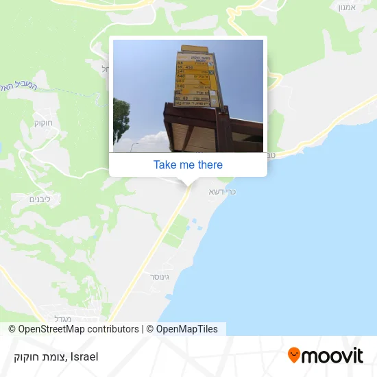 Карта צומת חוקוק