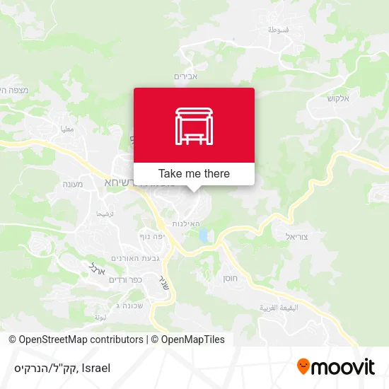 Карта קק''ל/הנרקיס