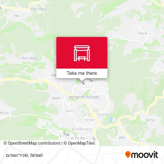 Карта שניר/שוהם