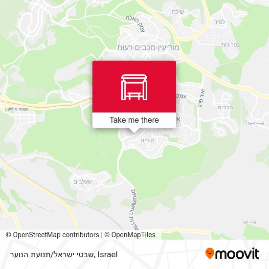שבטי ישראל/תנועת הנוער map