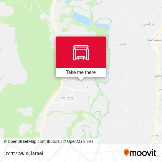 Карта מושב ירדנה