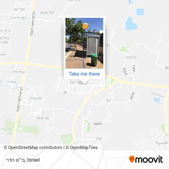 Карта בי''ס הדר