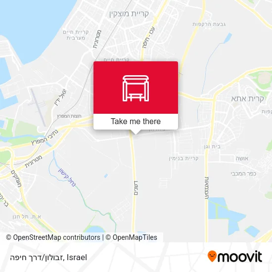 Карта זבולון/דרך חיפה